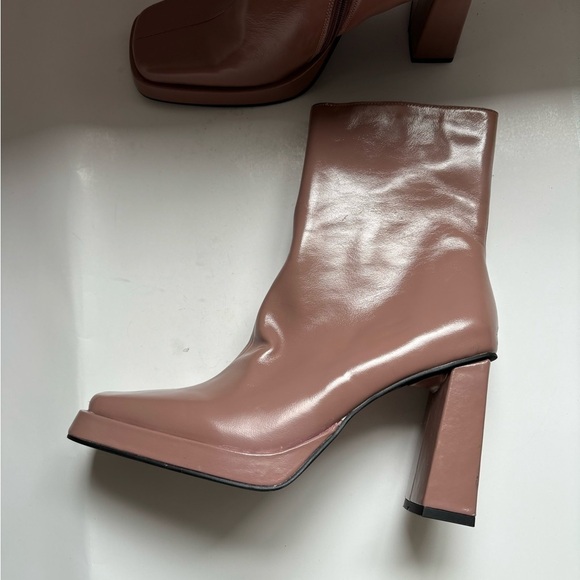 JEFFREY CAMPBELL Ankle boots Square toe Sz 8 - Picture 4 of 9